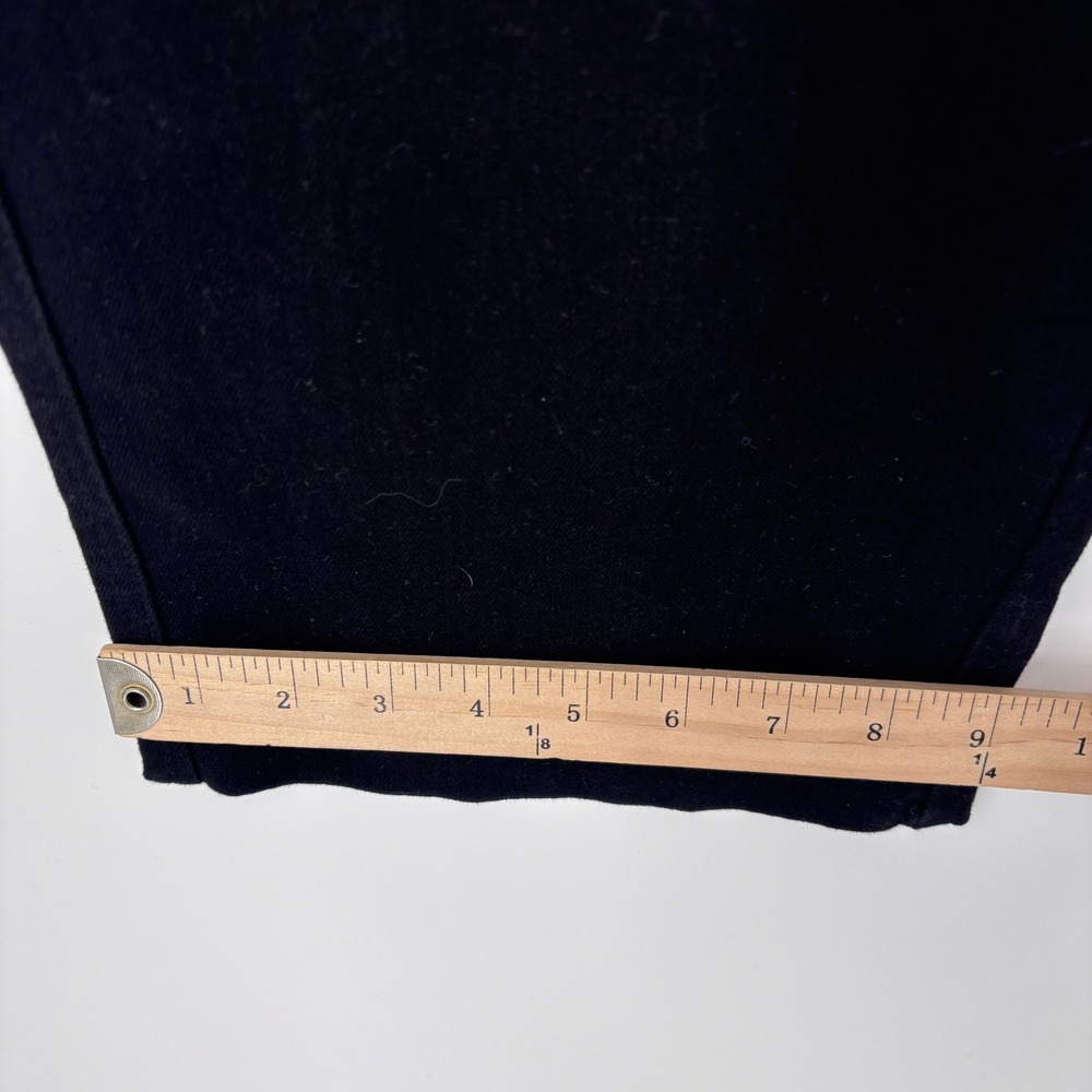 Judy Blue High Waist Patch Pocket Straight Fit Jeans Womens 7/28 Black Wide Leg - Picture 2 of 10